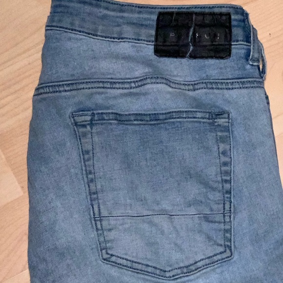 SOLD***Pacsun Active Stretch Stacked Skinny Moto Jeans 34x32 - Picture 5 of 12